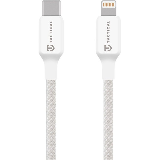 Tactical Stitch Thread Cable USB-C/Lightning 1m White - (57983126587)