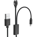 Tactical USB Charging 2in1 Cable for Garmin Fenix 7/8, Tactix 8 + USB-C - (57983111856)
