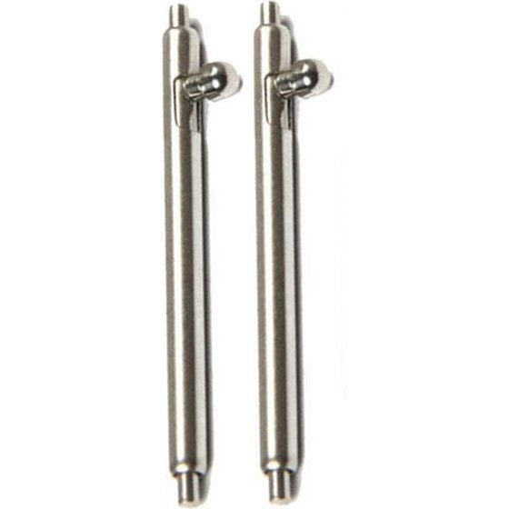 Tactical Watch Pin Stainless Steel 22mm 2pcs Silver - (57983107180)