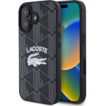 Lacoste Blend Monogram MagSafe Case for iPhone 16 Pro Max Black - (LCHMP16XPIGK)