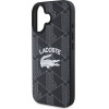Lacoste Blend Monogram MagSafe Case for iPhone 16 Pro Max Black - (LCHMP16XPIGK)
