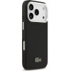 Lacoste Iconic Petit Pique Camera Stand MagSafe Case for iPhone 17 Pro Black - (LCHMP17LPCSLAK)