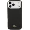 Lacoste Iconic Petit Pique Camera Stand MagSafe Case for iPhone 17 Pro Max Black - (LCHMP17XPCSLAK)