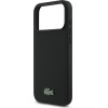 Lacoste Iconic Petit Pique MagSafe Case + Wallet for iPhone 17 Pro Max Black - (LCHMBWP17XPLAK)