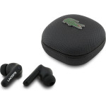 Lacoste Iconic Petit Pique TWS Wireless Earphones Black - (LCTWSTP103PLAK)
