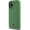 Lacoste Iconic Petit Pique Woven Logo MagSafe Case for iPhone 16 Plus Green - (LCHMP16MPVCN)