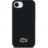 Lacoste Iconic Petit Pique Woven Logo MagSafe Case for iPhone 16e Black - (LCHMPSE4PVCK)
