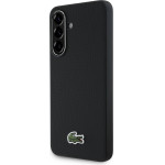 Lacoste Iconic Petit Pique Woven Logo MagSafe Case for Samsung Galaxy A56 Black - (LCHCSA56PVCK)
