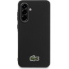 Lacoste Iconic Petit Pique Woven Logo MagSafe Case for Samsung Galaxy A56 Black - (LCHCSA56PVCK)