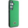 Lacoste Iconic Petit Pique Woven Logo MagSafe Case for Samsung Galaxy S25 Green - (LCHMS25SPVCN)