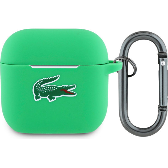 Lacoste Liquid Silicone Croc Logo Case for AirPods 4 Green - (LCA4SLON)