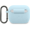 Lacoste Liquid Silicone Glossy Printing Logo Case for AirPods 3 Blue - (LCA3SLB)