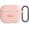 Lacoste Liquid Silicone Glossy Printing Logo Case for AirPods 3 Pink - (LCA3SI)
