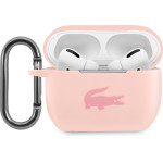 Lacoste Liquid Silicone Glossy Printing Logo Case for AirPods Pro Pink - (LCAPSI)