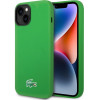 Lacoste Liquid Silicone Microfiber Croc Logo MagSafe Case for iPhone 13/14/15 Green - (LCHMP14SSLON)