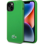 Lacoste Liquid Silicone Microfiber Croc Logo MagSafe Case for iPhone 13/14/15 Green - (LCHMP14SSLON)
