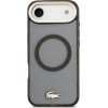 Lacoste PC/TPU Frosted Finish Gold Logo MagSafe Case for iPhone Air Black - (LCHMP17MUFWAK)