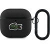 Lacoste Petit Pique Croc Logo Patch Case for AirPods 4 Black - (LCA4PVCK)