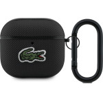 Lacoste Petit Pique Croc Logo Patch Case for AirPods 4 Black - (LCA4PVCK)