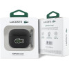 Lacoste Petit Pique Croc Logo Patch Case for AirPods 4 Black - (LCA4PVCK)