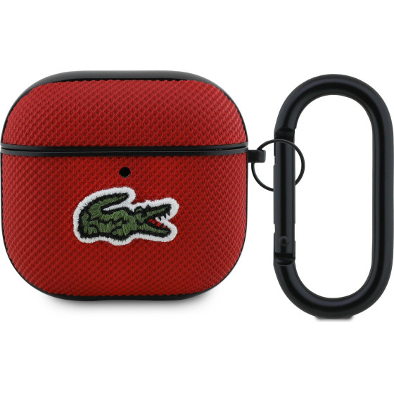 Lacoste Petit Pique Croc Logo Patch Case for AirPods 4 Red - (LCA4PVCR)