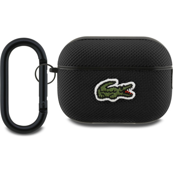 Lacoste Petit Pique Croc Logo Patch Case for AirPods Pro 2 Black - (LCAP2PVCK)