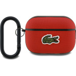 Lacoste Petit Pique Croc Logo Patch Case for AirPods Pro 2 Red - (LCAP2PVCR)