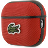 Lacoste Petit Pique Croc Logo Patch Case for AirPods Pro 2 Red - (LCAP2PVCR)
