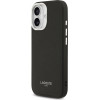 Lacoste PU Leather Champs Elysees MagSafe Case for iPhone 17 Black - (LCHMP17SPCESK)