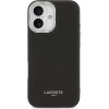 Lacoste PU Leather Champs Elysees MagSafe Case for iPhone 17 Black - (LCHMP17SPCESK)