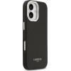 Lacoste PU Leather Champs Elysees MagSafe Case for iPhone 17 Black - (LCHMP17SPCESK)