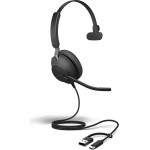 Jabra EVOLVE2 40 SE, Usb C/A, Ms Mono - (24189-899-799)