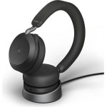 Jabra Evolve2 75 USB-A Uc With Charging Stand Black - (27599-989-989)