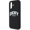 DKNY Liquid Silicone Arch Logo MagSafe Case for iPhone 16 Plus Black - (DKHMP16MSNYACH)