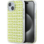 DKNY PC/TPU Repeat Pattern Case for iPhone 15 Yellow - (DKHCP15SHOPECY)
