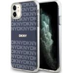 DKNY PC/TPU Repeat Pattern Tonal Stripe Magsafe Case for iPhone 11 Blue - (DKHMN61HRHSEB)