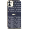 DKNY PC/TPU Repeat Pattern Tonal Stripe Magsafe Case for iPhone 11 Blue - (DKHMN61HRHSEB)