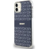 DKNY PC/TPU Repeat Pattern Tonal Stripe Magsafe Case for iPhone 11 Blue - (DKHMN61HRHSEB)