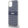 DKNY PC/TPU Repeat Pattern Tonal Stripe Magsafe Case for iPhone 11 Blue - (DKHMN61HRHSEB)