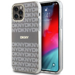 DKNY PC/TPU Repeat Pattern Tonal Stripe Magsafe Case for iPhone 12/12 Pro Beige - (DKHMP12MHRHSEE)