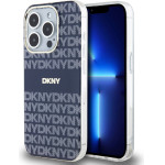 DKNY PC/TPU Repeat Pattern Tonal Stripe Magsafe Case for iPhone 13 Pro Blue - (DKHMP13LHRHSEB)