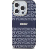 DKNY PC/TPU Repeat Pattern Tonal Stripe Magsafe Case for iPhone 13 Pro Blue - (DKHMP13LHRHSEB)
