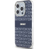 DKNY PC/TPU Repeat Pattern Tonal Stripe Magsafe Case for iPhone 13 Pro Blue - (DKHMP13LHRHSEB)