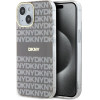 DKNY PC/TPU Repeat Pattern Tonal Stripe Magsafe Case for iPhone 14 Beige - (DKHMP14SHRHSEE)