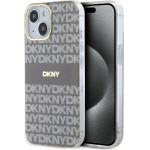 DKNY PC/TPU Repeat Pattern Tonal Stripe Magsafe Case for iPhone 14 Beige - (DKHMP14SHRHSEE)