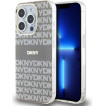 DKNY PC/TPU Repeat Pattern Tonal Stripe Magsafe Case for iPhone 14 Pro Max Beige - (DKHMP14XHRHSEE)