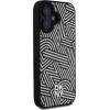 DKNY PU Leather Crosswalk Pattern Magsafe Case for iPhone 16 Ivory - (DKHMP16SPGCWPKE)