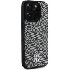 DKNY PU Leather Crosswalk Pattern Magsafe Case for iPhone 16 Pro Ivory - (DKHMP16LPGCWPKE)