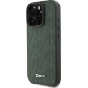 DKNY PU Leather Grid Pattern Magsafe Case for iPhone 16 Pro Green - (DKHMP16LPSGPHMN)