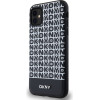 DKNY PU Leather Repeat Pattern Bottom Stripe MagSafe Case for iPhone 11 Black - (DKHMN61PSOSPK)